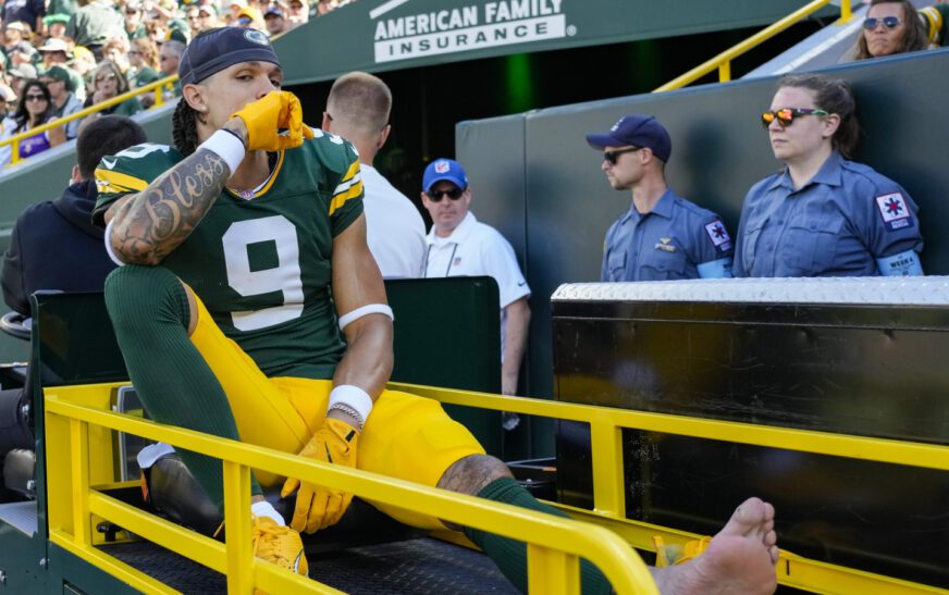 Packers lose key receiving threat to high-ankle sprain