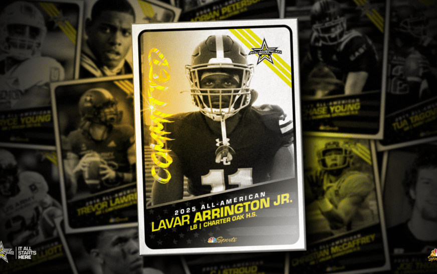 Linebacker LaVar Arrington Jr. Commits to 2025 All-American Bowl
