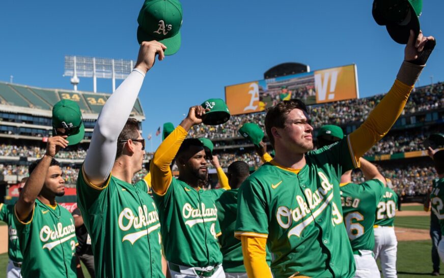 Athletics bid emotional farewell to Oakland Coliseum that they called home since 1968