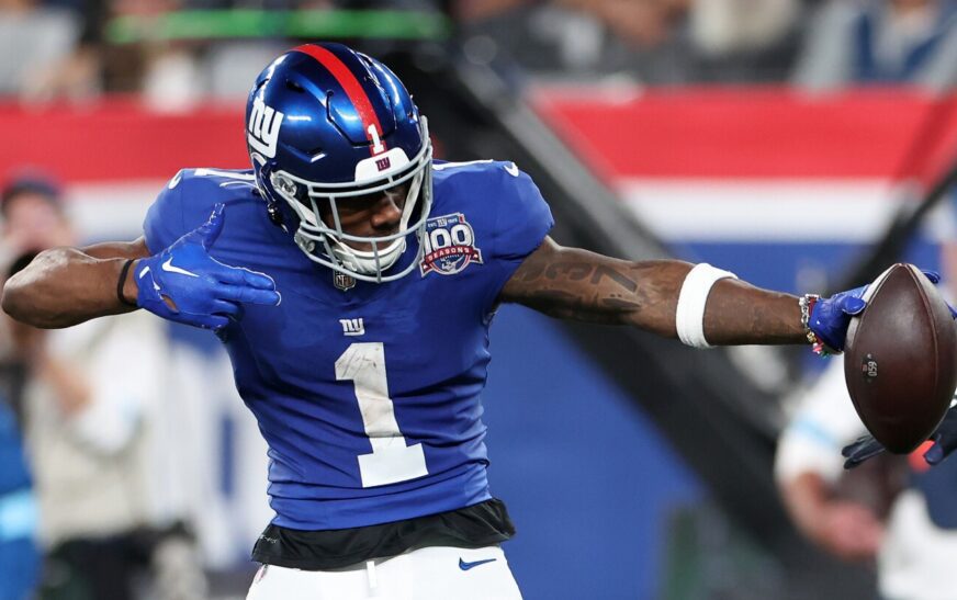 Malik Nabers has second-most catches through first four NFL games