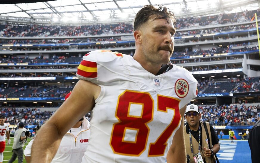 Patrick Mahomes on Travis Kelce: He makes plays when we need them, he did that Sunday