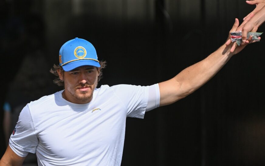 Justin Herbert limited for second consecutive day