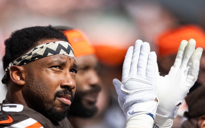 Myles Garrett has no injury designation, practiced fully Friday