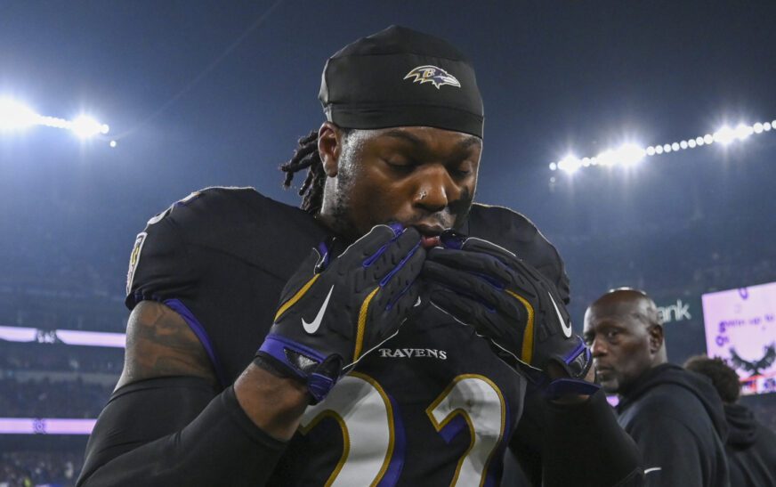 Watch: Derrick Henry sets Ravens record with 87-yard TD run