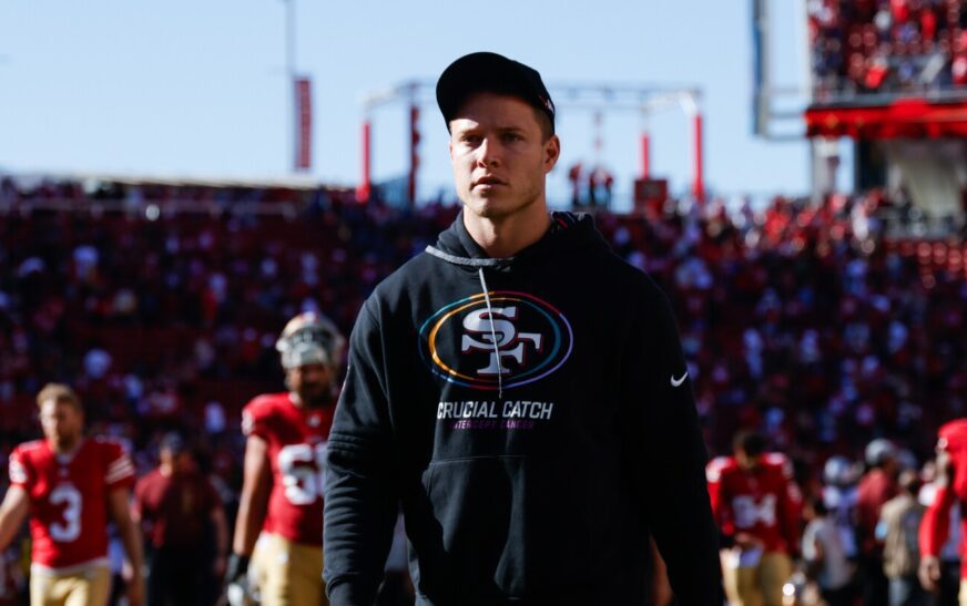 Kyle Shanahan: Christian McCaffrey hasn’t had a setback since he began rehab