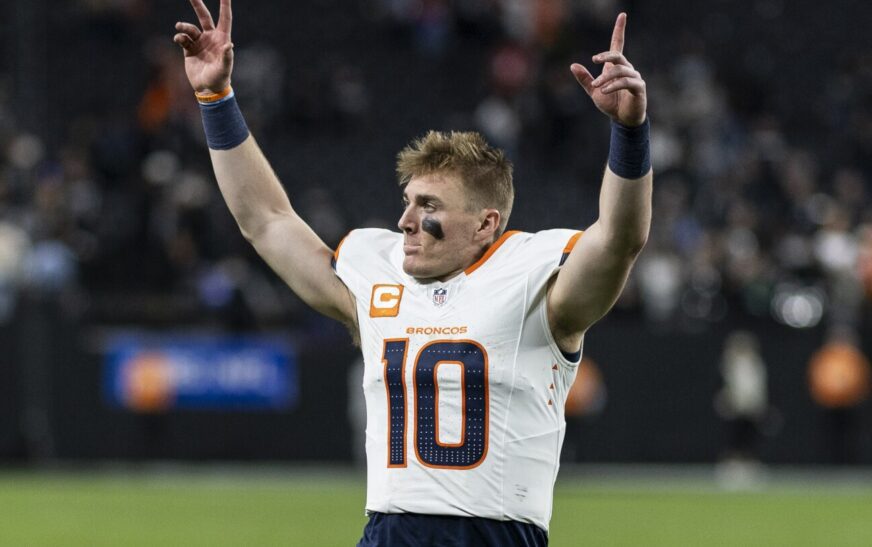 Bo Nix limited Thursday with back injury
