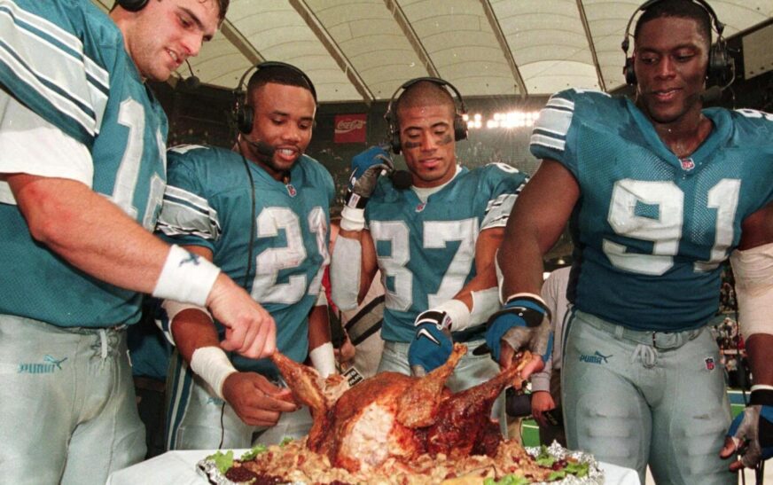 Lions will host a Thanksgiving game for 85th time today