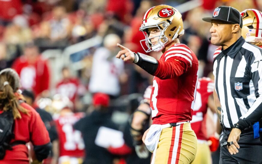 49ers regain lead on Brock Purdy’s third touchdown pass