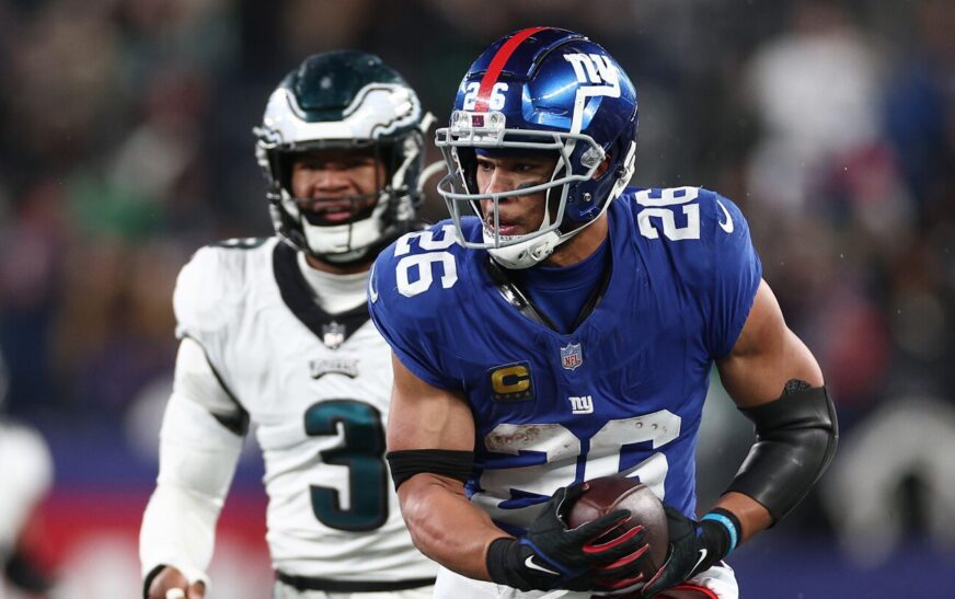 Saquon Barkley recalls rooting against the Eagles in the Super Bowl two years ago
