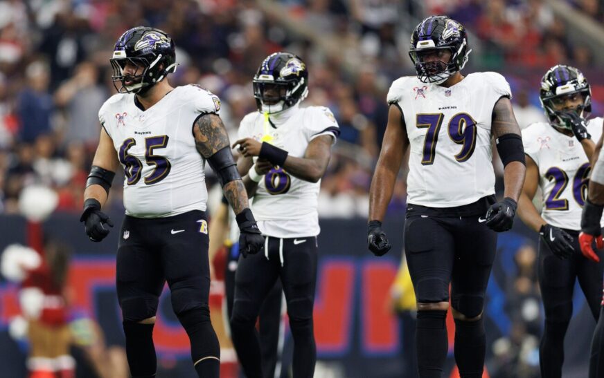 Ravens’ offensive line an offseason priority as left tackle, left guard hit free agency