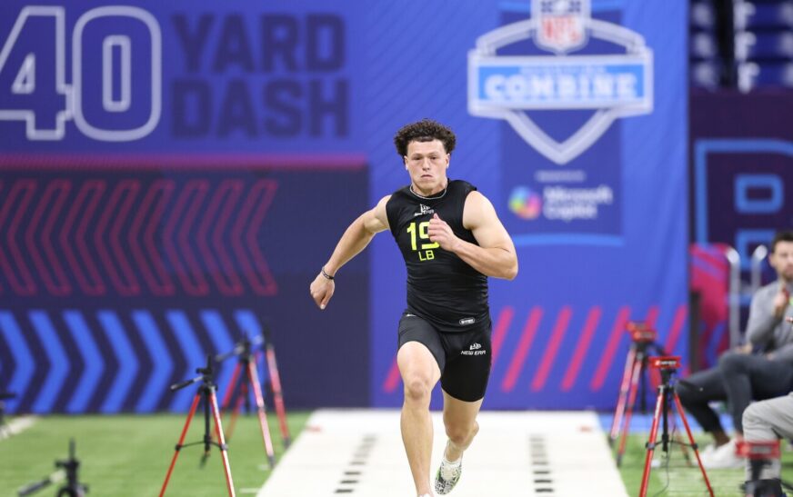 UCLA’s Kain Medrano is Combine’s fastest linebacker with 4.46-second 40-yard dash