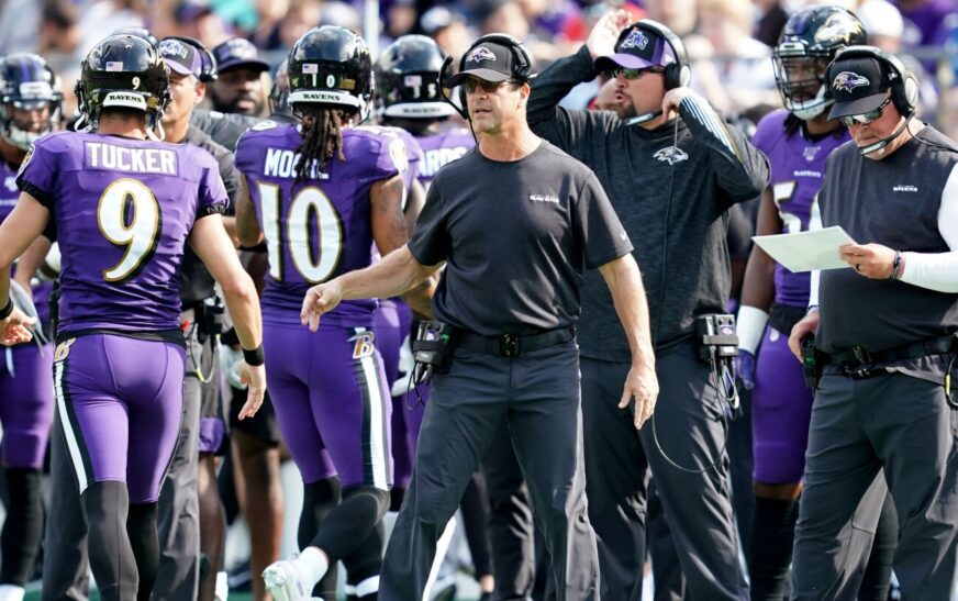 In discussing Deshaun Watson’s suspension, Ravens coach John Harbaugh cited “zero tolerance” policy