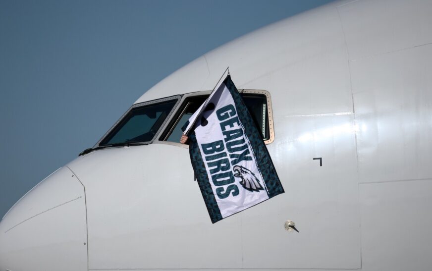 The Eagles and Chiefs have arrived in New Orleans