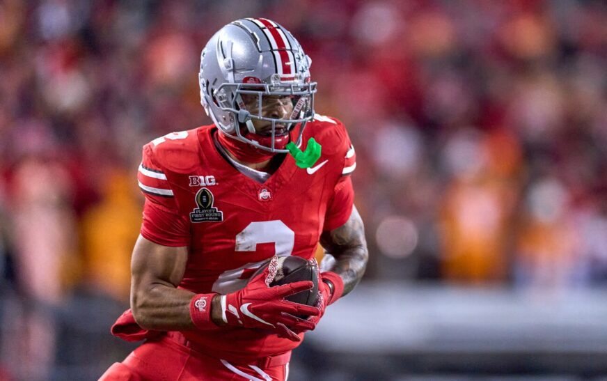 Emeka Egbuka will wait to run the 40 at Ohio State’s pro day