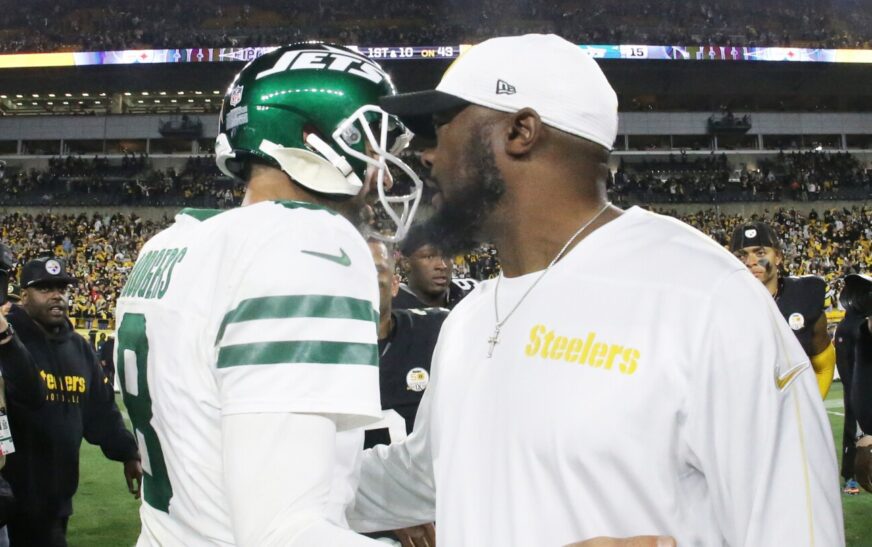 Mike Tomlin: “Really good day” with Aaron Rodgers, no deadline to sign QB