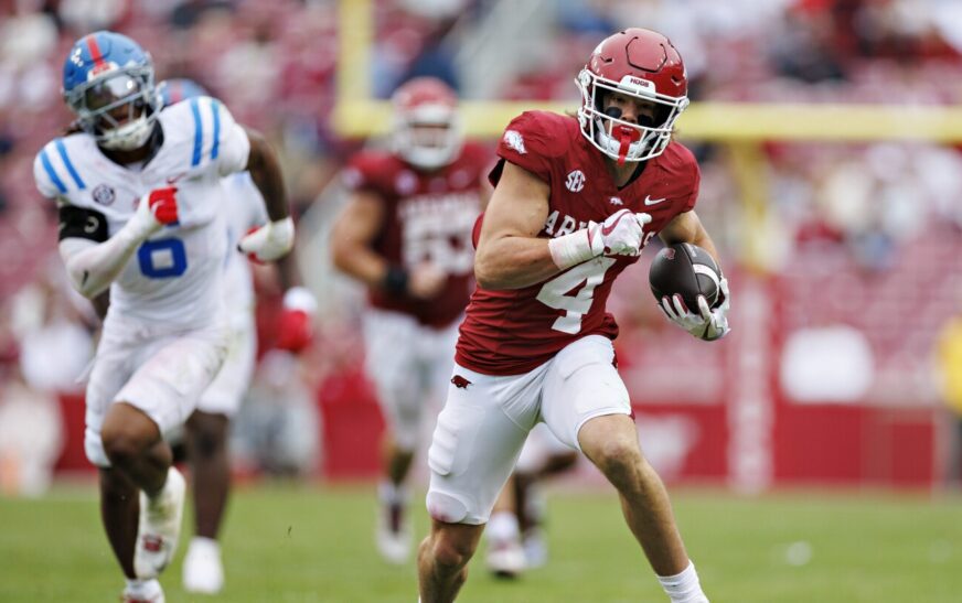 Brad Holmes: Isaac TeSlaa was my favorite receiver in the draft