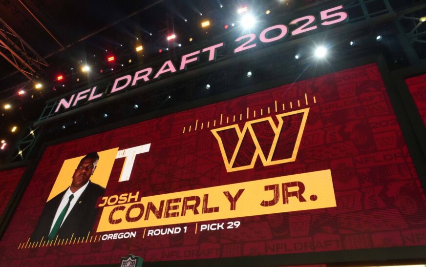 Commanders first-rounder Josh Conerly Jr. got a prank call, too