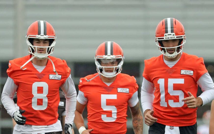 Who’ll be the odd man out in the Cleveland quarterback battle?