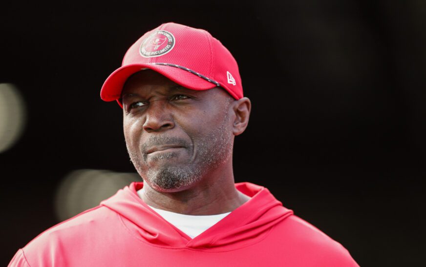Buccaneers GM compares Todd Bowles replacing Bruce Arians to Tom Brady, Baker Mayfield situation