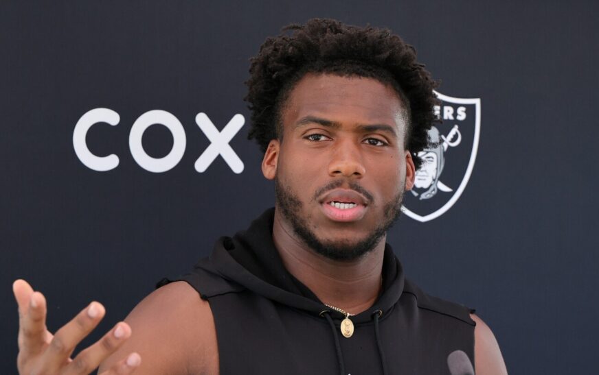 Malcolm Koonce is practicing at Raiders OTAs after missing all of 2024 with knee injury