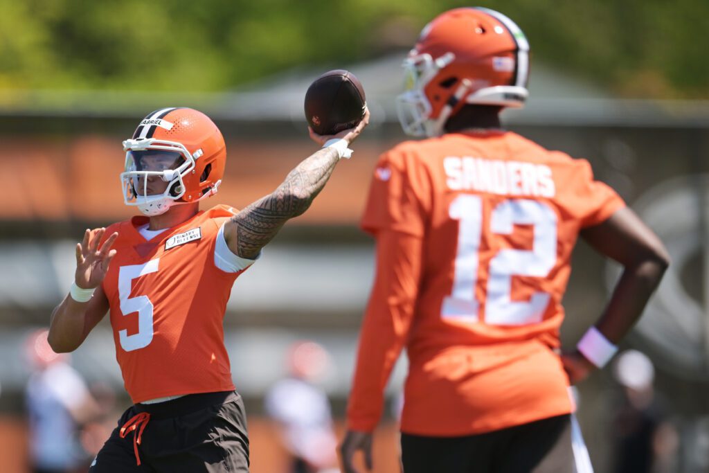 Browns Rookie QBs Unlikely To Win Starting Gig; Dillon Gabriel Has Slight Edge Over Shedeur Sanders