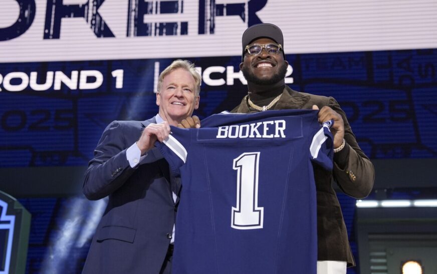 Cowboys rookie Tyler Booker: Move from left guard to right guard has been fun